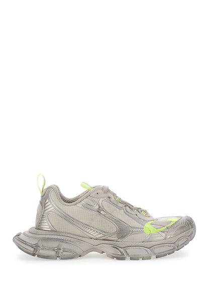 Balenciaga Men '3Xl' Beige Low Top Sneakers With Logo Detail In Tech Fabric Man
