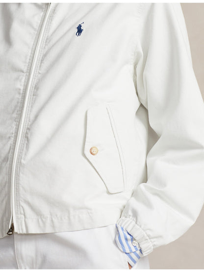 RALPH LAUREN WOMEN Cotton Canvas Jacket Deckwash White