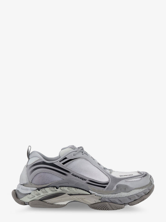 Balenciaga Men Triple S.2 Gradient Mesh And Nylon Insert Sneakers With Used Effect