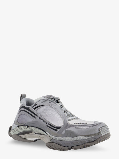 Balenciaga Men Triple S.2 Gradient Mesh And Nylon Insert Sneakers With Used Effect