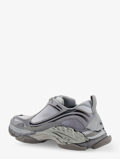 Balenciaga Men Triple S.2 Gradient Mesh And Nylon Insert Sneakers With Used Effect