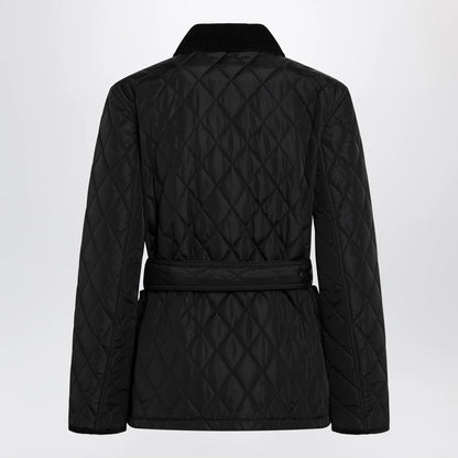 Burberry - Black quilted nylon jacket