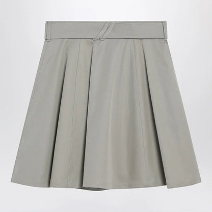 Burberry - Beige trench mini skirt in gabardine