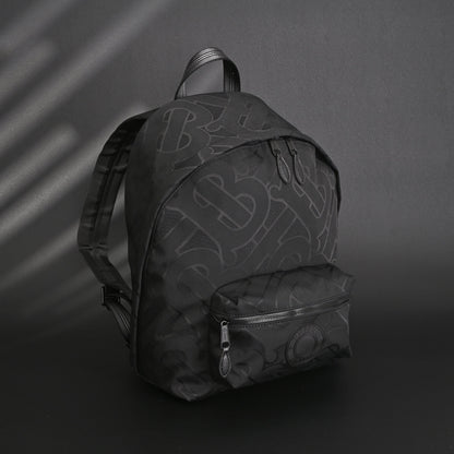 Burberry Monogram Black Nylon Backpack