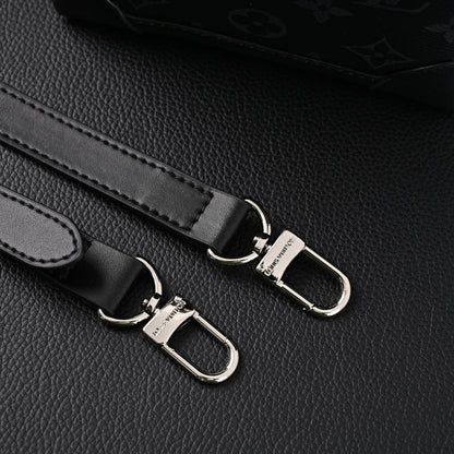 Louis Vuitton Soft Trunk Messenger – Monogram Eclipse Canvas with Silver Chain