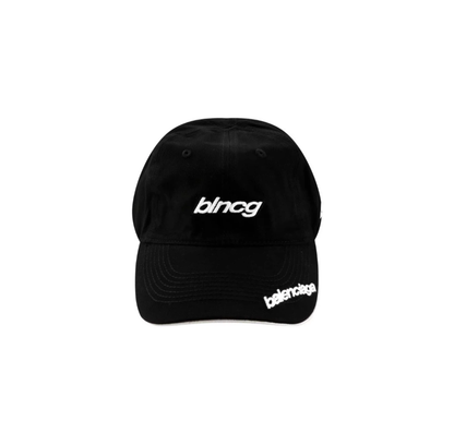 Balenciaga BLNCG SPEEED Logo Baseball Cap Unisex Black