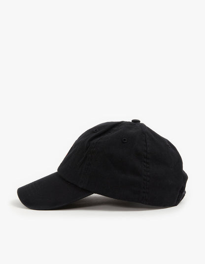 Cotton Chino Ball Cap - RL Black/RL2000 Red