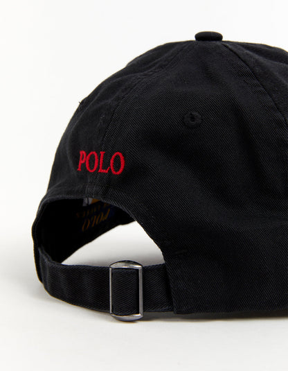 Cotton Chino Ball Cap - RL Black/RL2000 Red