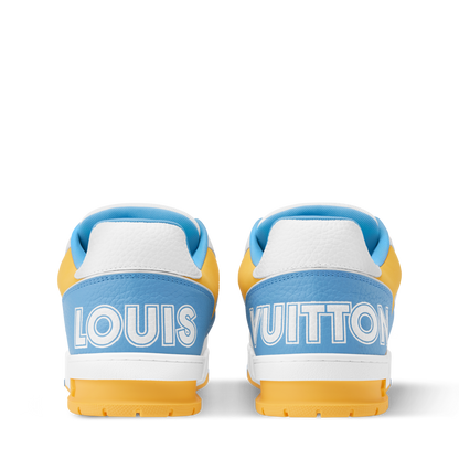 Louis Vuitton LV Trainer Blue Velcro Strap Sneaker