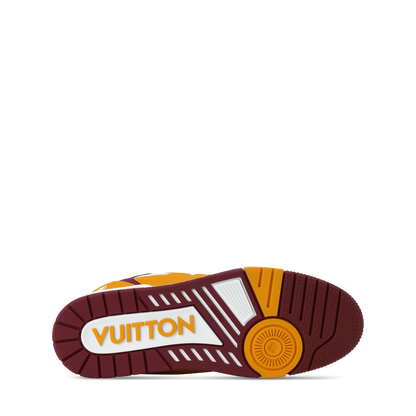 Louis Vuitton LV Trainer Yellow Velcro Strap Sneaker
