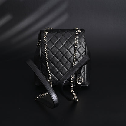 Chanel Duma Backpack – Black Quilted Lambskin with Gold-Tone Hardware (24A Collection)