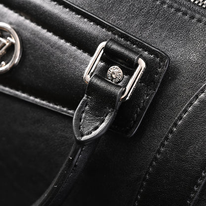Louis Vuitton Nano Biker Bag in Black Lambskin Leather – Top Handle & Shoulder Carry (M14623)