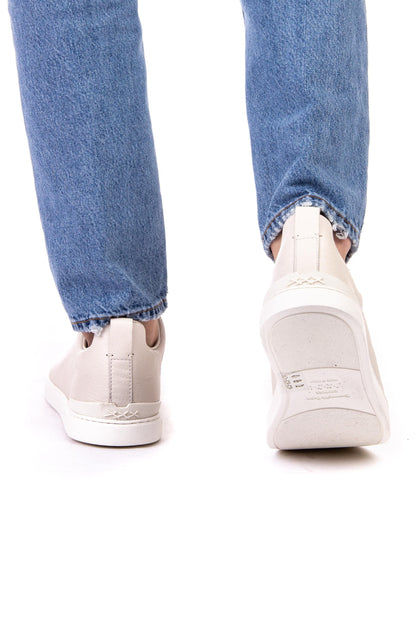 Sneakers Triple Stitch in cervo supersoft