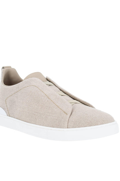 Sneaker Triple Stitch in cotone canvas