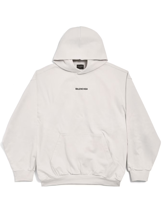 Balenciaga New Balenciaga Back Hoodie Medium Fit in Off White